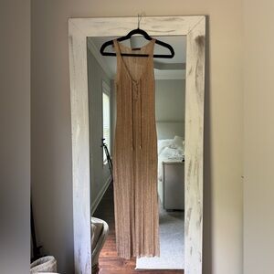 BRONZE METALLIC DRESS S-M